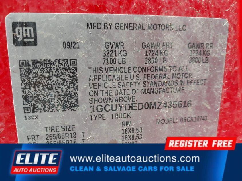 used 2021 Chevrolet Silverado 1500 car