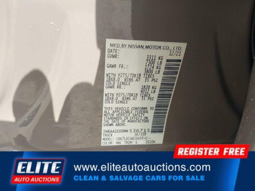 used 2021 Nissan Titan car