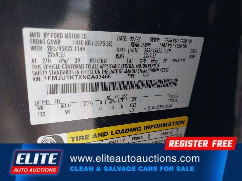 used 2022 Ford Expedition car