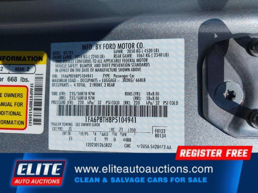 used 2023 Ford Mustang car, priced at $10,325