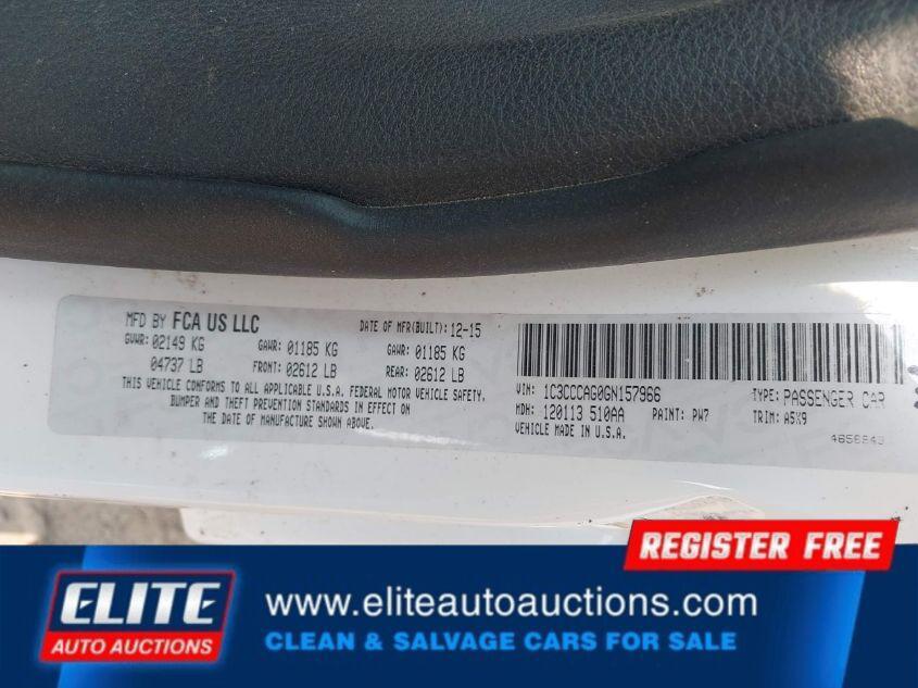 used 2016 Chrysler 200 car, priced at $2,050