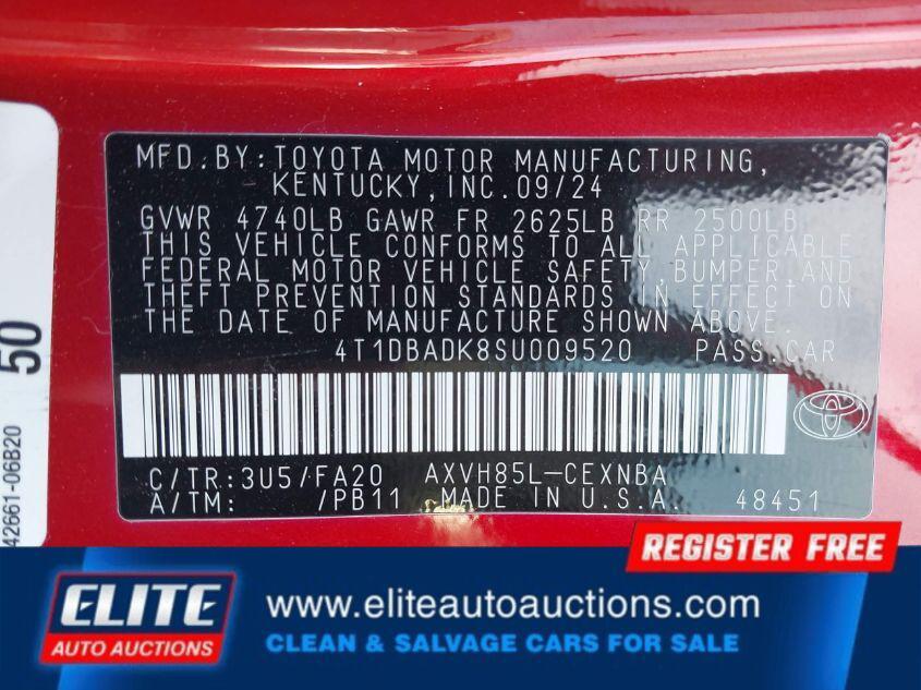 used 2025 Toyota Camry car