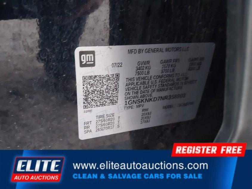 used 2022 Chevrolet Tahoe car