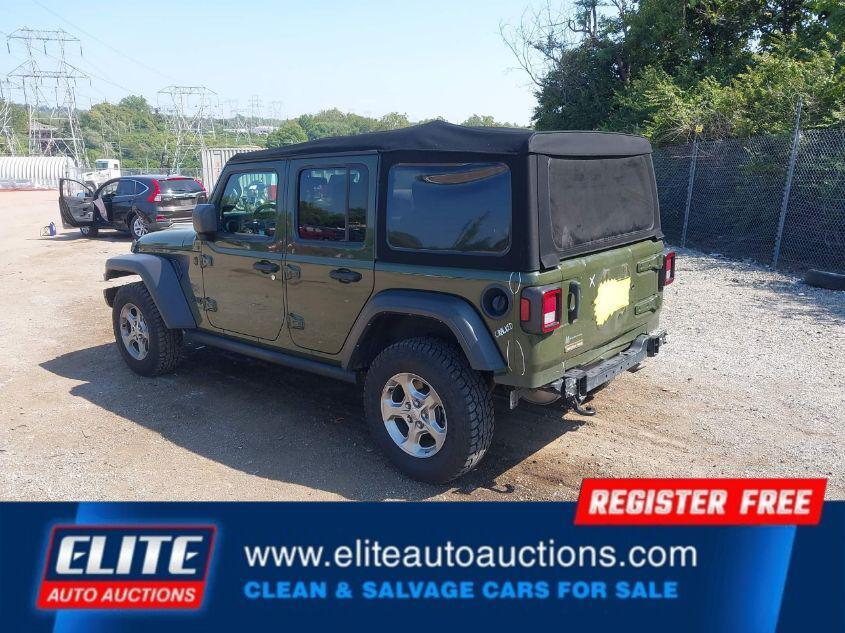 used 2021 Jeep Wrangler Unlimited car, priced at $17,300