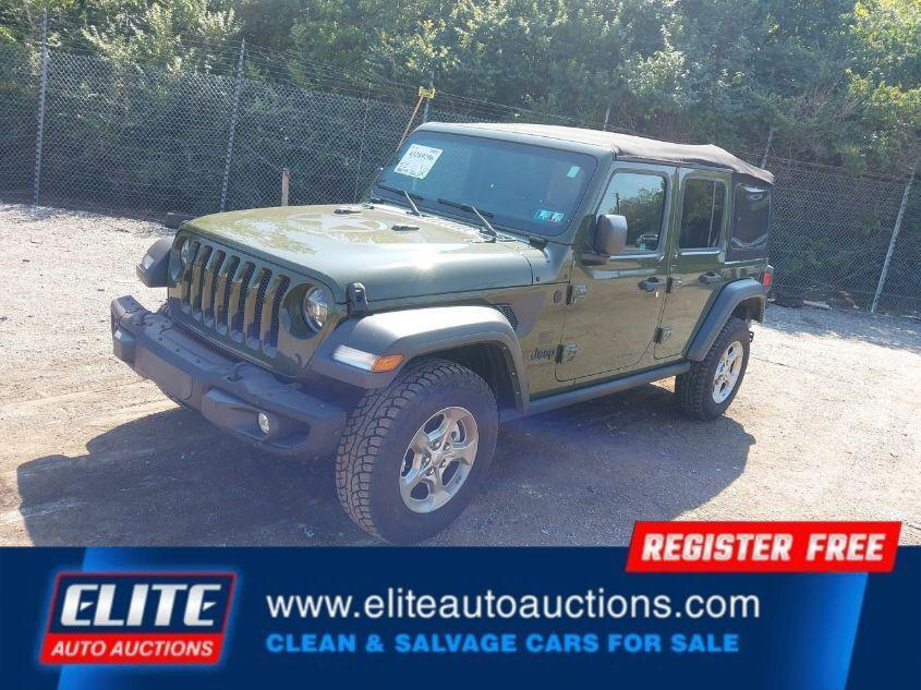 used 2021 Jeep Wrangler Unlimited car, priced at $17,300