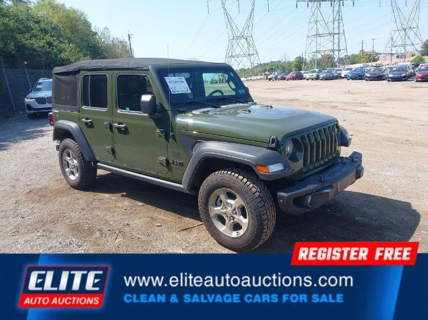 used 2021 Jeep Wrangler Unlimited car, priced at $17,300