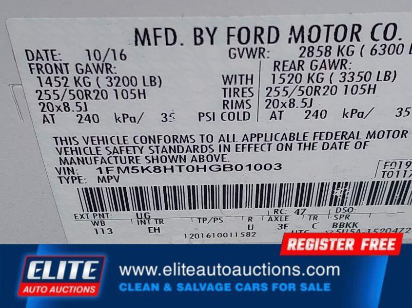 used 2017 Ford Explorer car, priced at $7,150