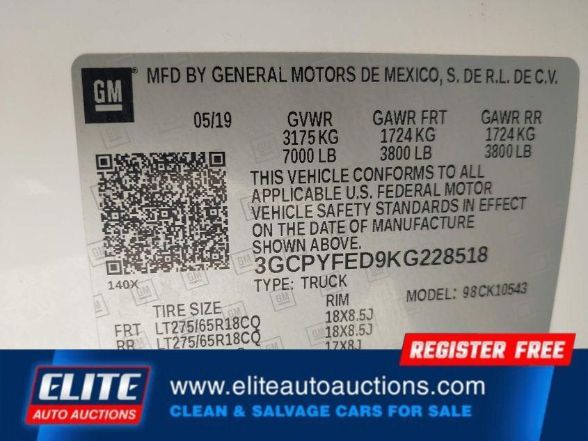 used 2019 Chevrolet Silverado 1500 car