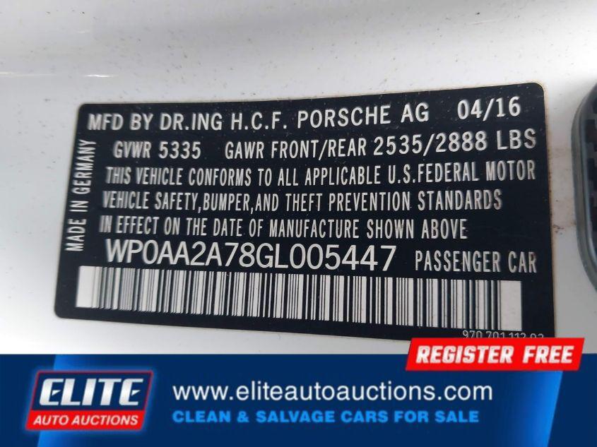 used 2016 Porsche Panamera car, priced at $19,100