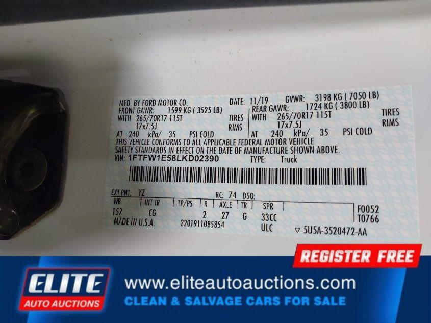 used 2020 Ford F-150 car