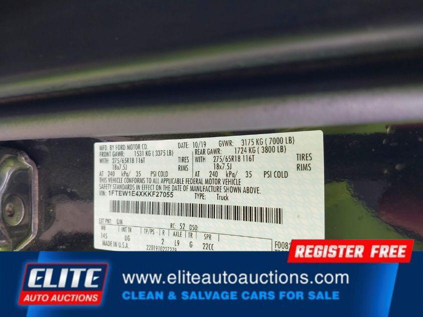 used 2019 Ford F-150 car