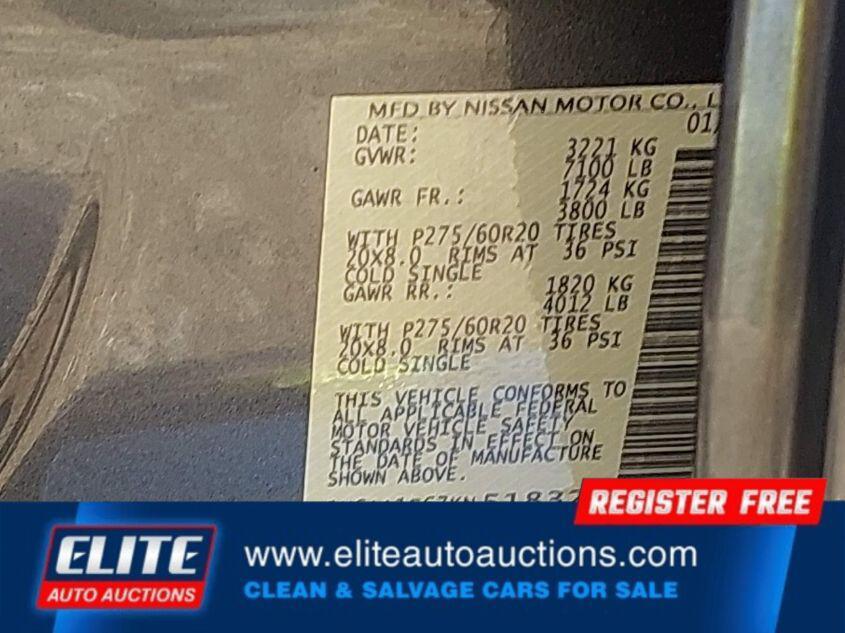 used 2019 Nissan Titan car, priced at $7,900