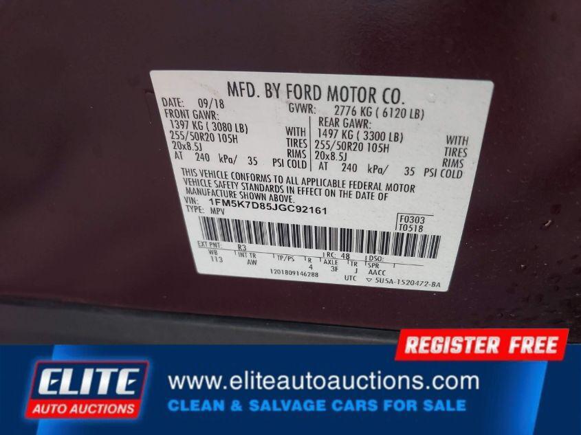 used 2018 Ford Explorer car, priced at $6,300