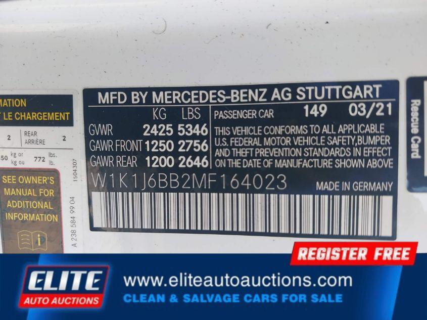 used 2021 Mercedes-Benz AMG E 53 car, priced at $23,000