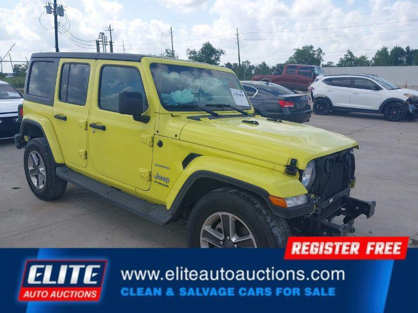 used 2022 Jeep Wrangler Unlimited car, priced at $16,400