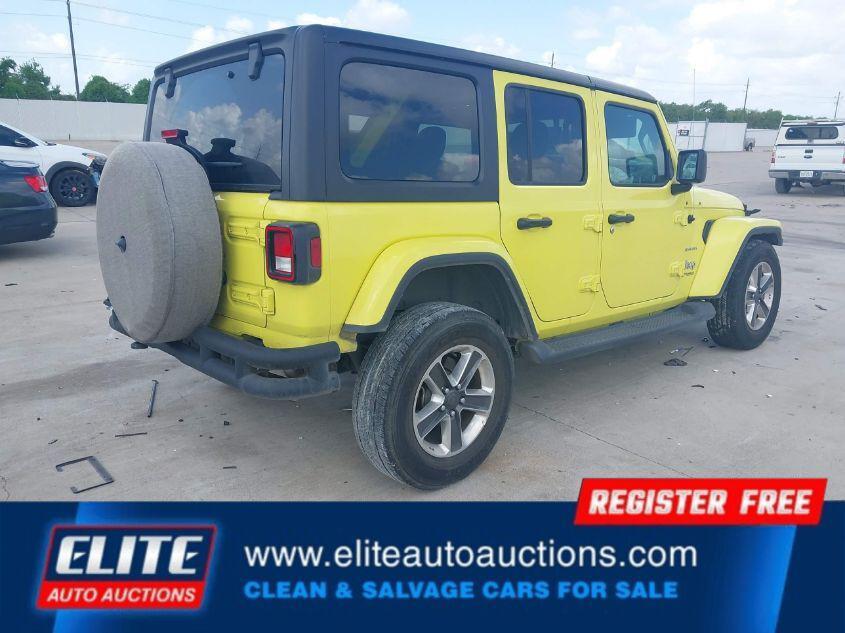 used 2022 Jeep Wrangler Unlimited car, priced at $16,400