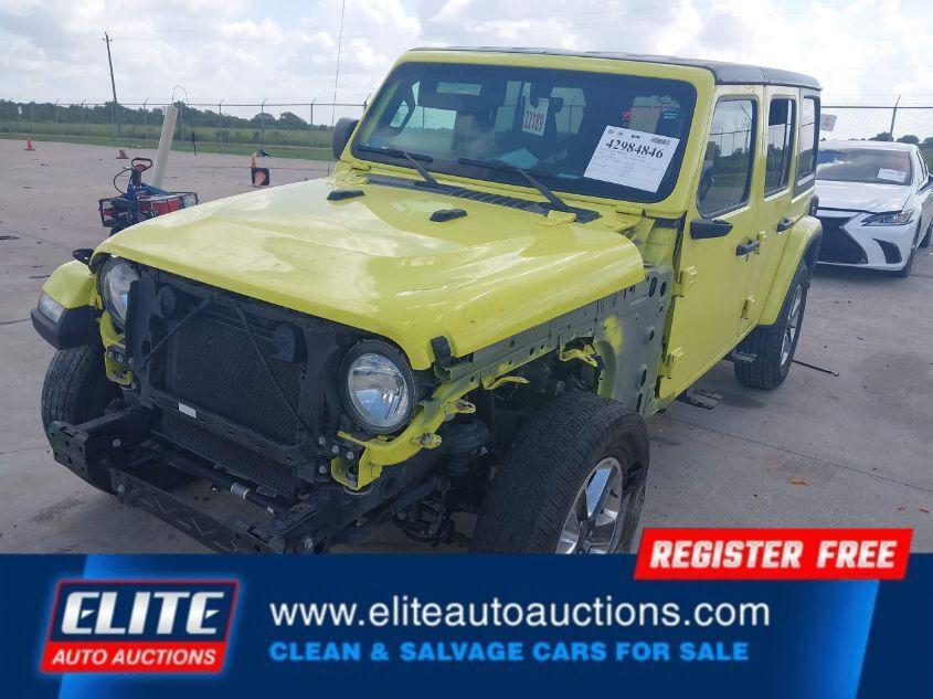used 2022 Jeep Wrangler Unlimited car, priced at $16,400
