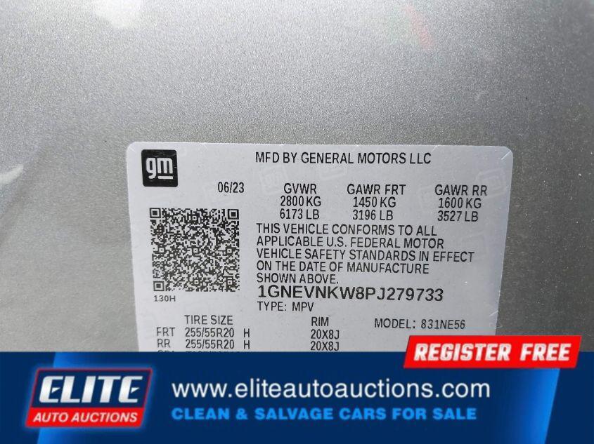 used 2023 Chevrolet Traverse car