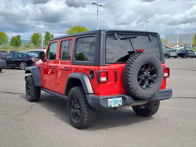 used 2022 Jeep Wrangler Unlimited car, priced at $33,913