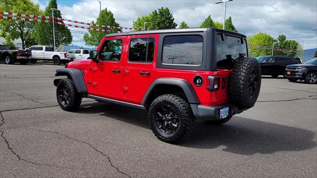 used 2022 Jeep Wrangler Unlimited car, priced at $33,913