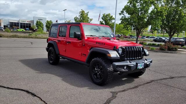 used 2022 Jeep Wrangler Unlimited car, priced at $33,913