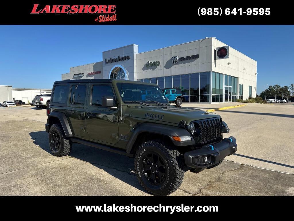 used 2023 Jeep Wrangler 4xe car, priced at $34,886