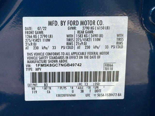 used 2022 Ford Explorer car, priced at $38,988