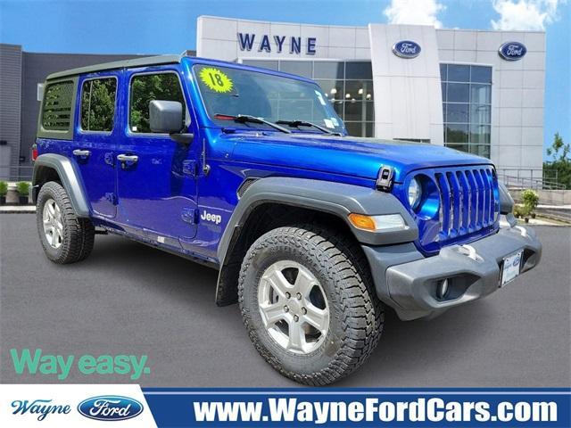 used 2018 Jeep Wrangler Unlimited car, priced at $24,674