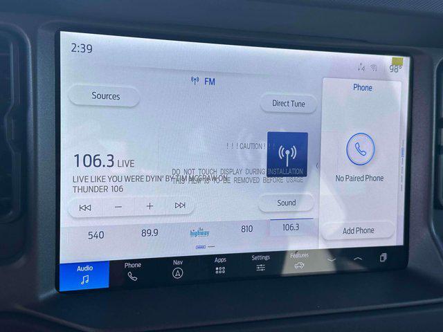 new 2025 Ford Bronco car, priced at $53,588