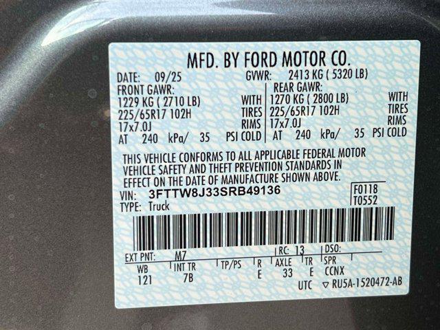 new 2025 Ford Maverick car, priced at $34,488