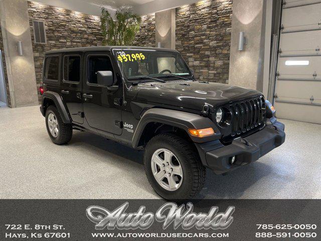 used 2020 Jeep Wrangler Unlimited car, priced at $32,995