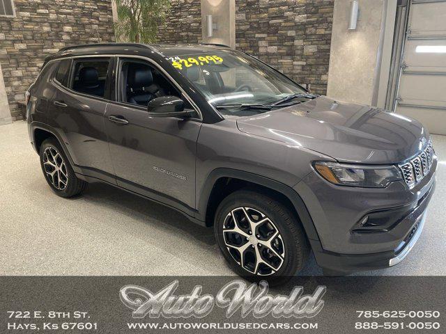 used 2024 Jeep Compass car, priced at $29,995