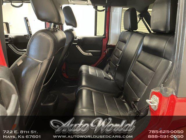 used 2012 Jeep Wrangler Unlimited car, priced at $21,995