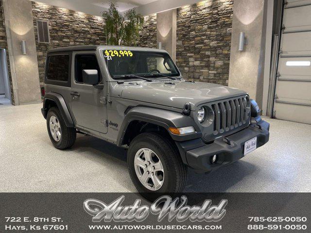 used 2021 Jeep Wrangler car, priced at $29,995