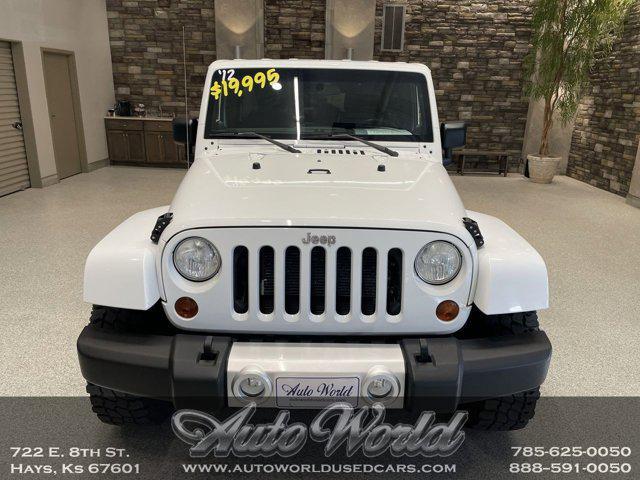 used 2012 Jeep Wrangler Unlimited car, priced at $19,995