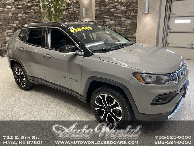 used 2022 Jeep Compass car, priced at $25,995