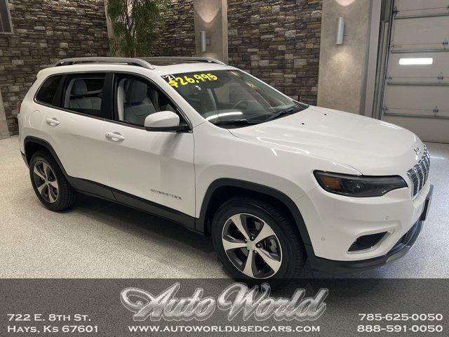 used 2021 Jeep Cherokee car, priced at $26,995