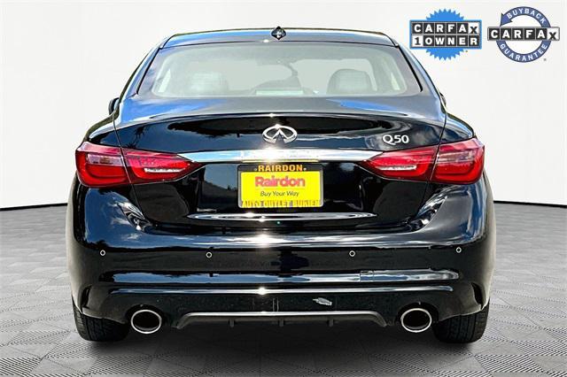 used 2021 INFINITI Q50 car, priced at $23,599