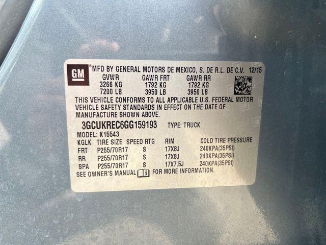 used 2016 Chevrolet Silverado 1500 car, priced at $19,888