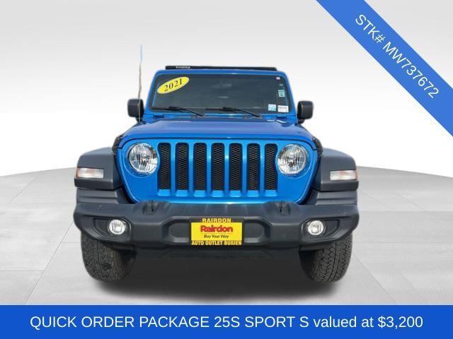 used 2021 Jeep Wrangler Unlimited car, priced at $25,744