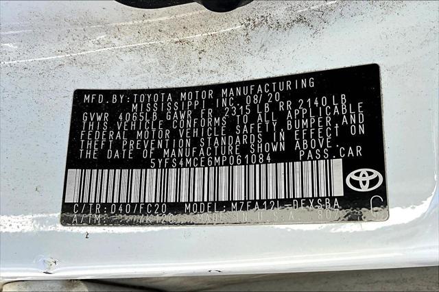used 2021 Toyota Corolla car, priced at $19,977