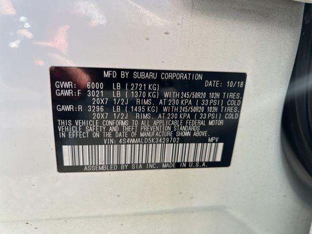 used 2019 Subaru Ascent car, priced at $20,444