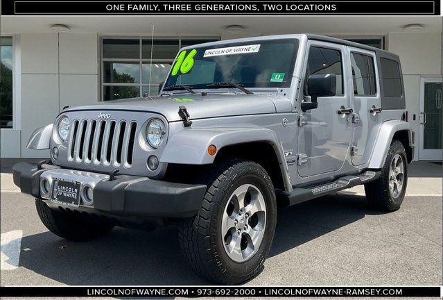 used 2016 Jeep Wrangler Unlimited car, priced at $19,998