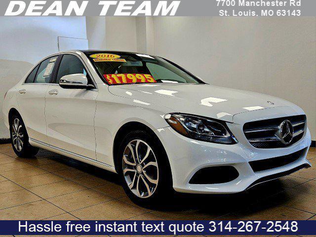 used 2016 Mercedes-Benz C-Class car, priced at $17,450