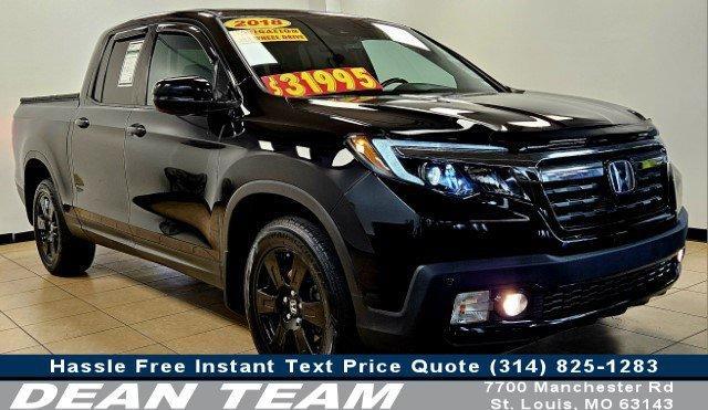 used 2018 Honda Ridgeline car, priced at $30,995