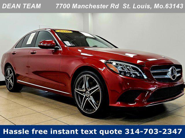 used 2020 Mercedes-Benz C-Class car, priced at $27,988