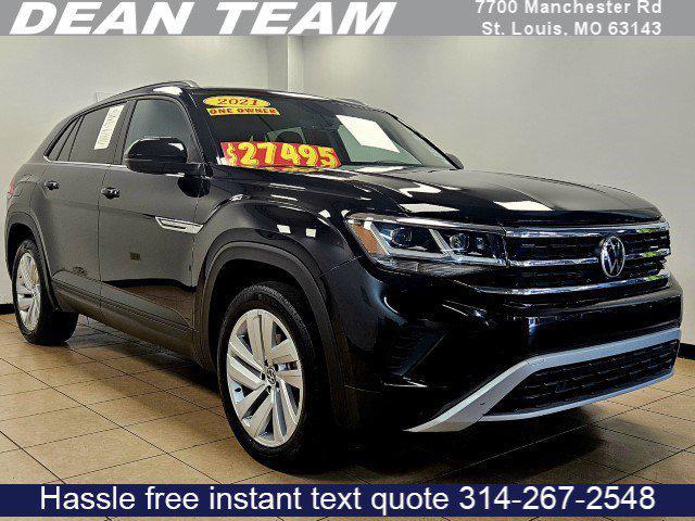 used 2021 Volkswagen Atlas Cross Sport car, priced at $27,750