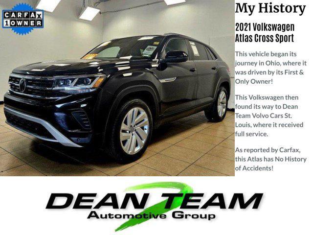 used 2021 Volkswagen Atlas Cross Sport car, priced at $27,750