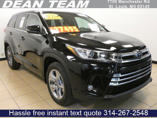 used 2017 Toyota Highlander car, priced at $25,995