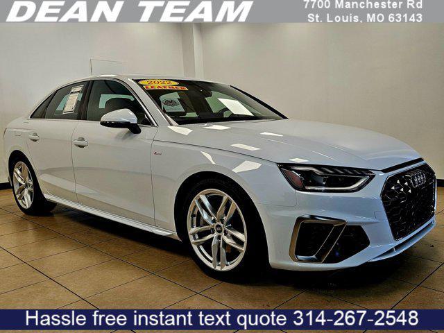 used 2022 Audi A4 car, priced at $27,500